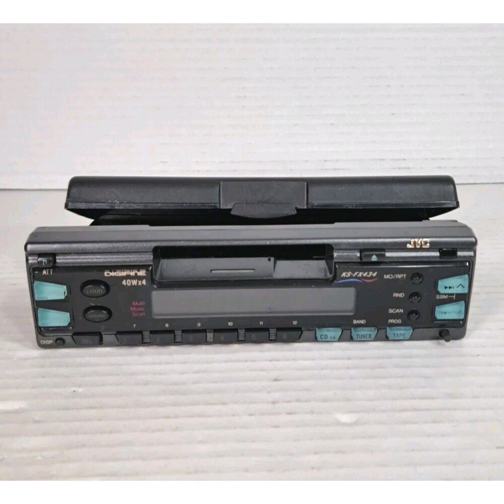 JVC KS-FX434 Faceplate Control Panel and Case Only Tested Works Replacement